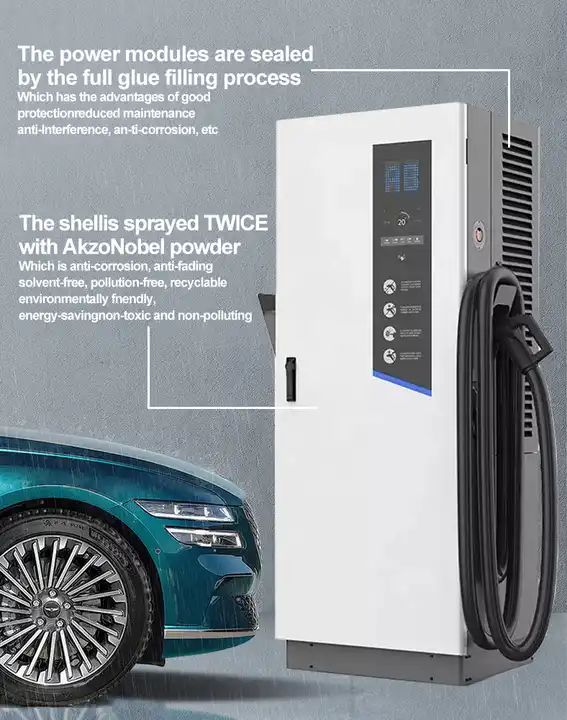 60KW-160KW Public EV Chargers - 7" Touch Screen