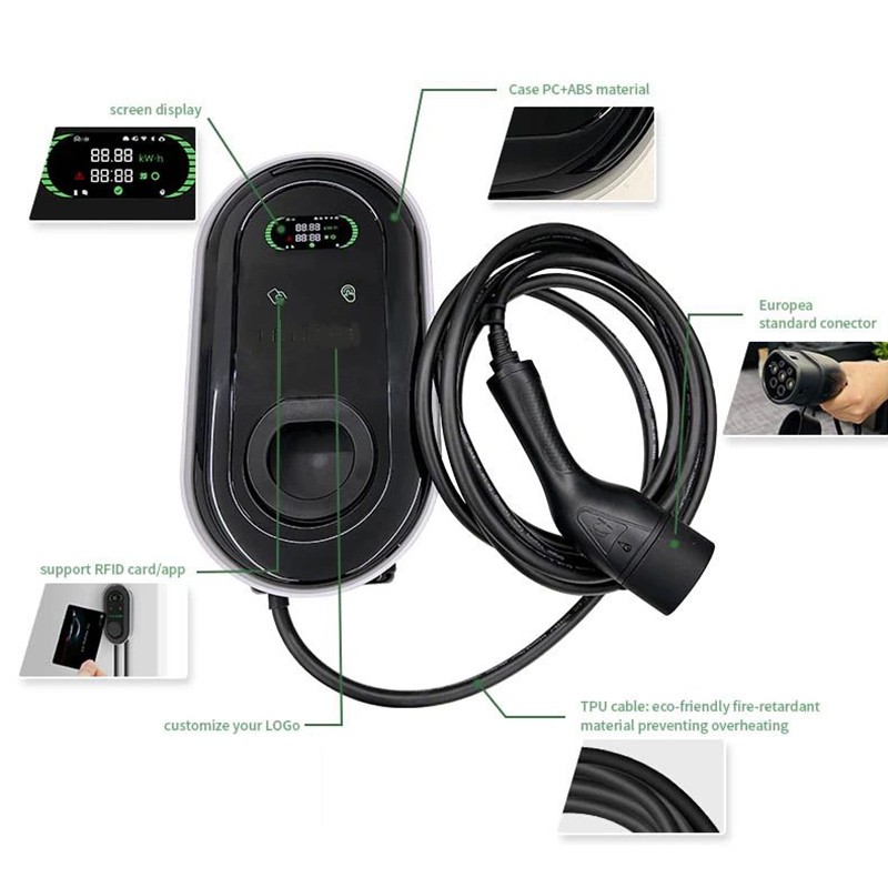 11KW Smart Business Electric Car Charger, Supports Custom